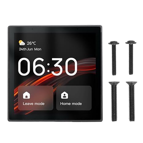 Tuya 4-Inch Smart Scene Wall Switch Touch Control Panel – Multi-Functional In-Wall Intelligent Gateway & Central Dashboard