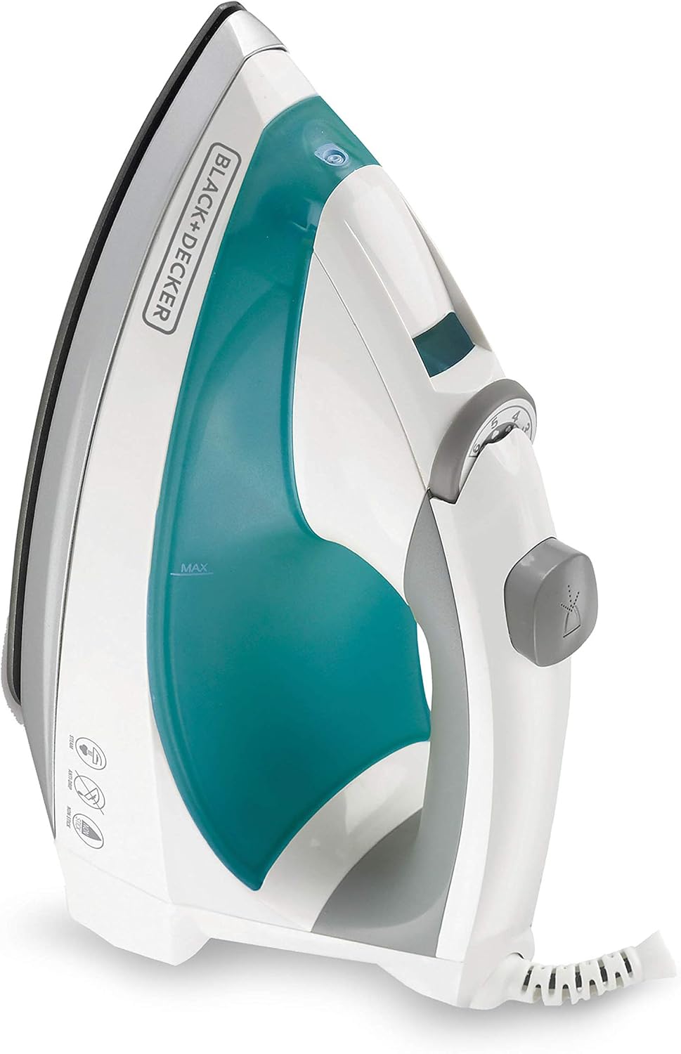 Compact Lightweight Steam Iron – 1200W Smart Steam Technology with Anti-Drip Design – Teal