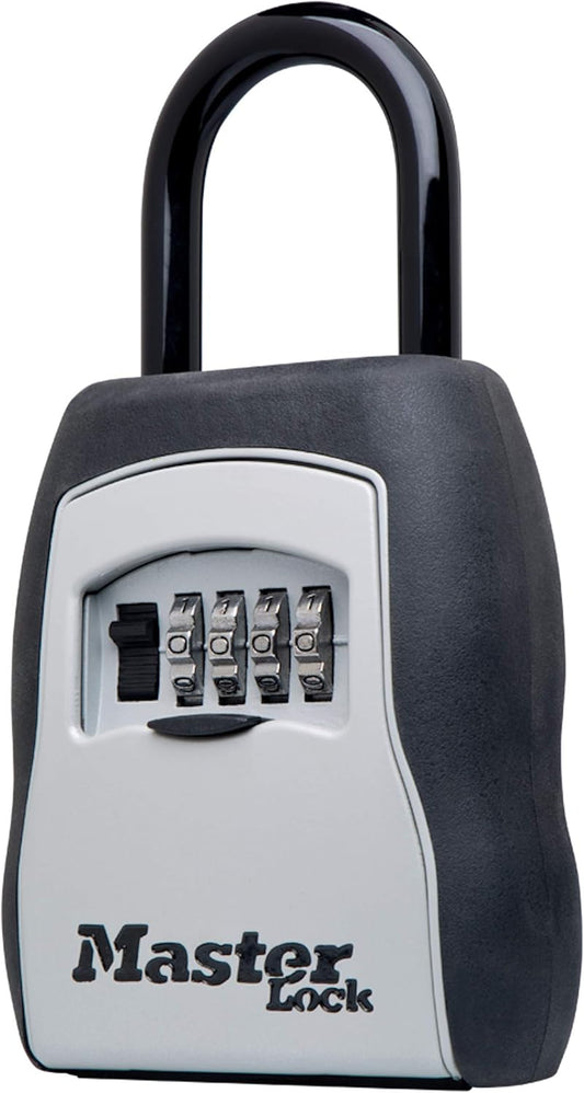 Resettable Combination Key Lock Box – Heavy-Duty Steel & Vinyl Weather-Resistant Security Box