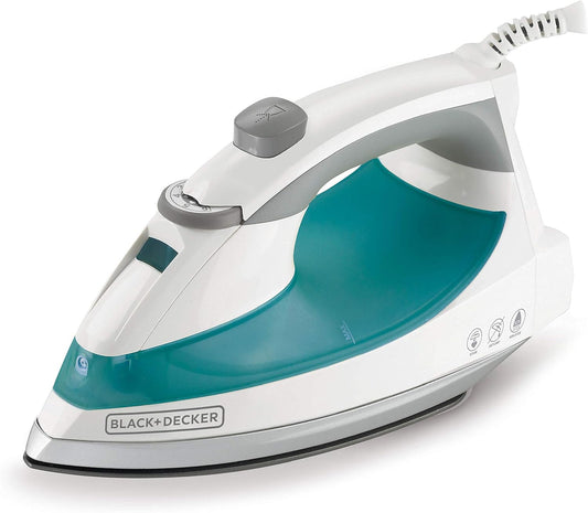 Compact Lightweight Steam Iron – 1200W Smart Steam Technology with Anti-Drip Design – Teal